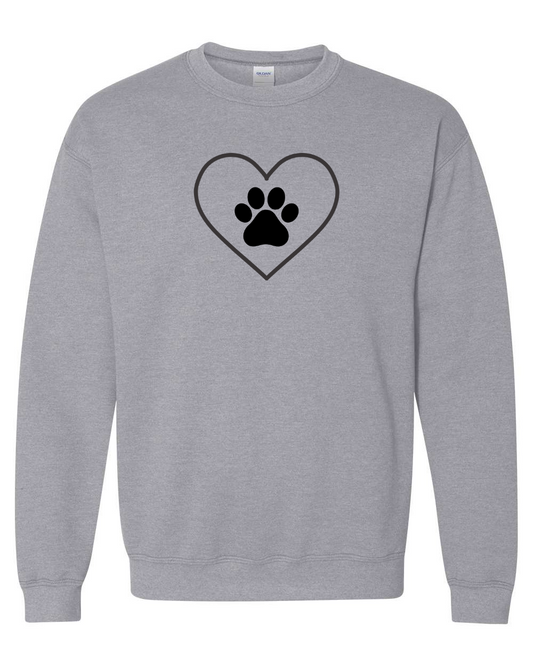 "Love Paw" Crewneck Sweatshirt