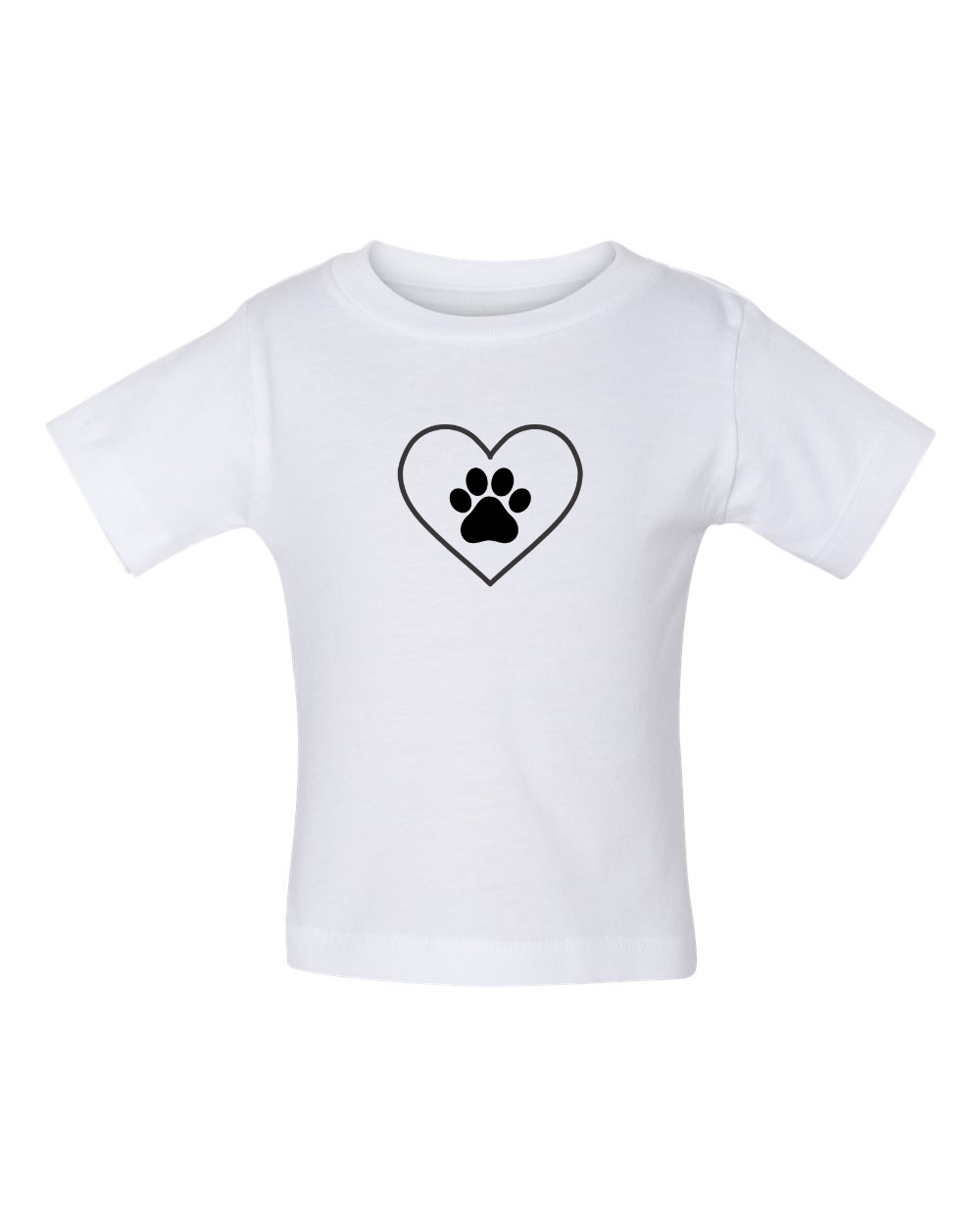 Infant "Love Paw" Short Sleeve