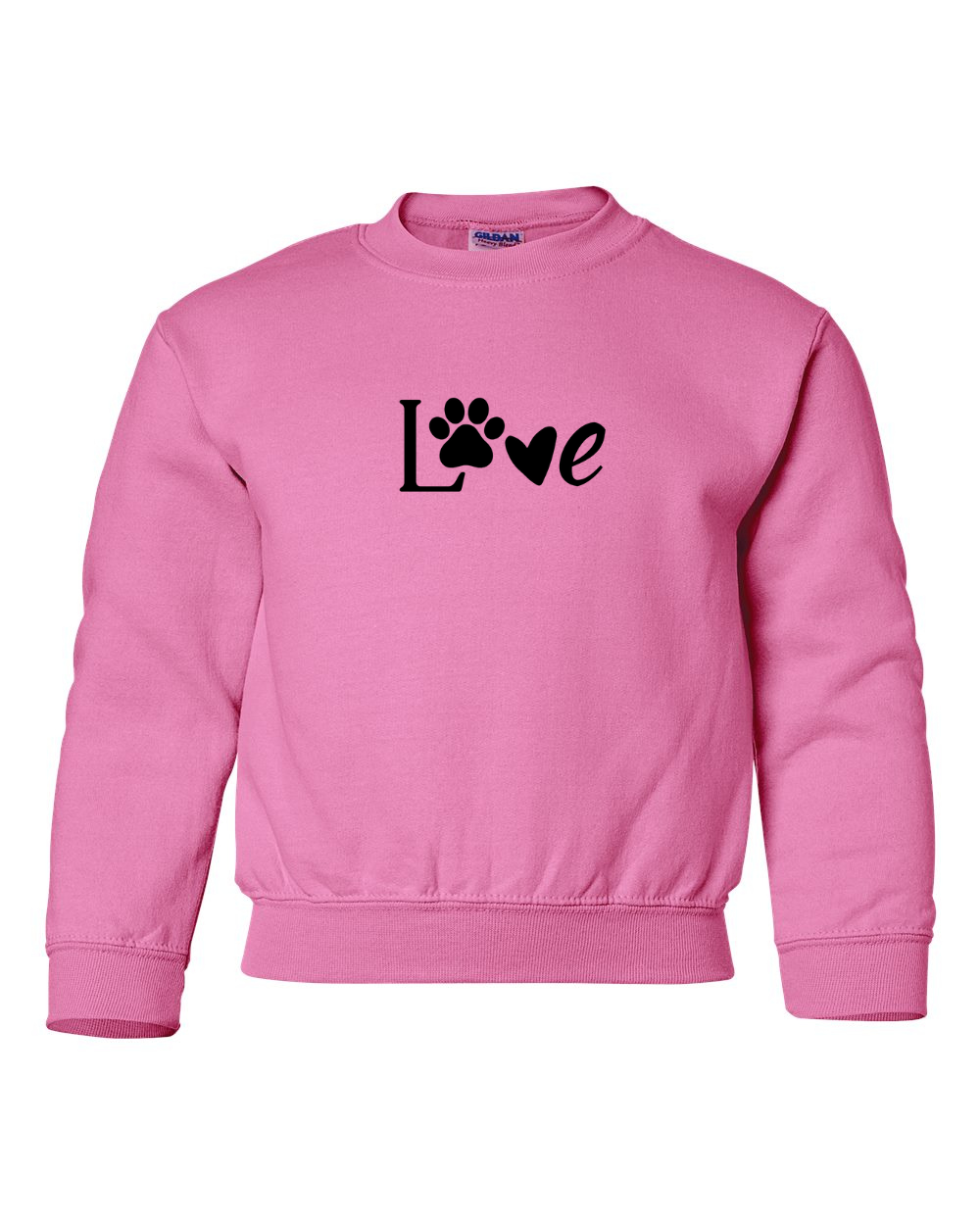 Youth "Love" Crewneck Sweatshirt