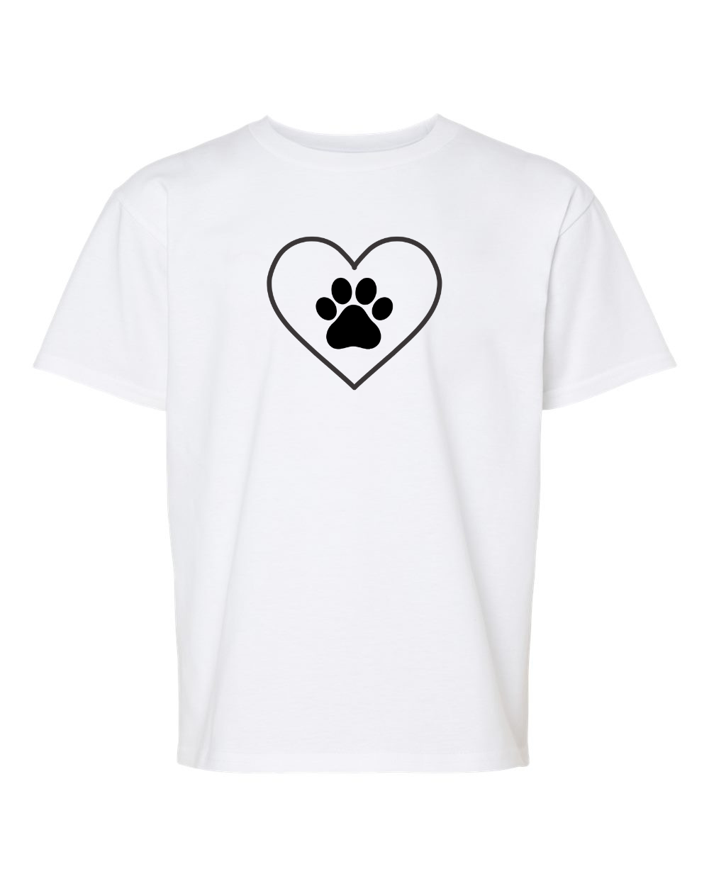 Youth "Love Paw" Short Sleeve