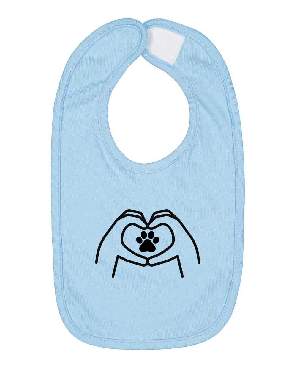 "Hand Heart" Bib