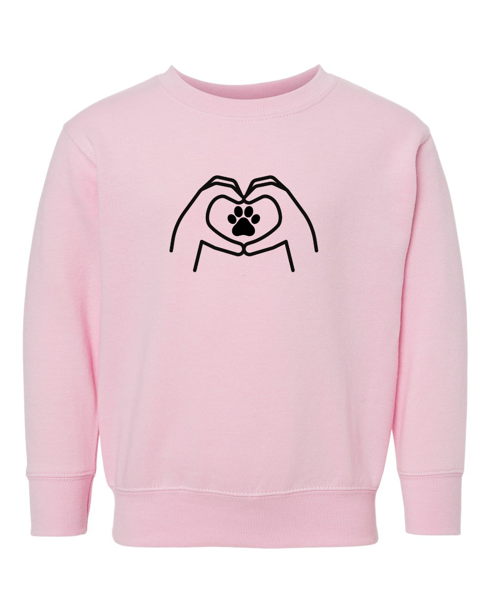 Toddler "Hand Heart" Crewneck Sweatshirt