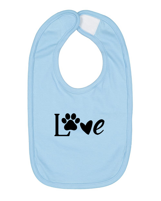 "Love" Bib