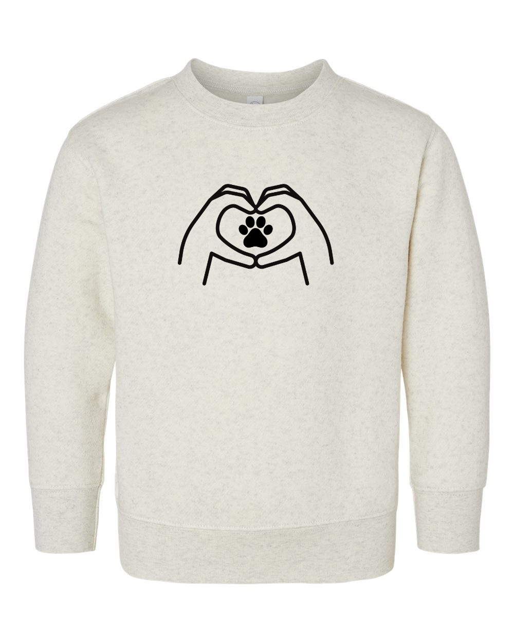 Toddler "Hand Heart" Crewneck Sweatshirt