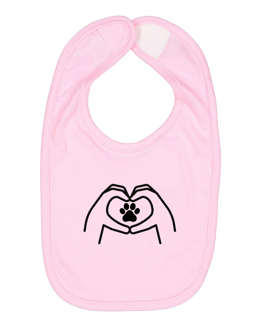 "Hand Heart" Bib