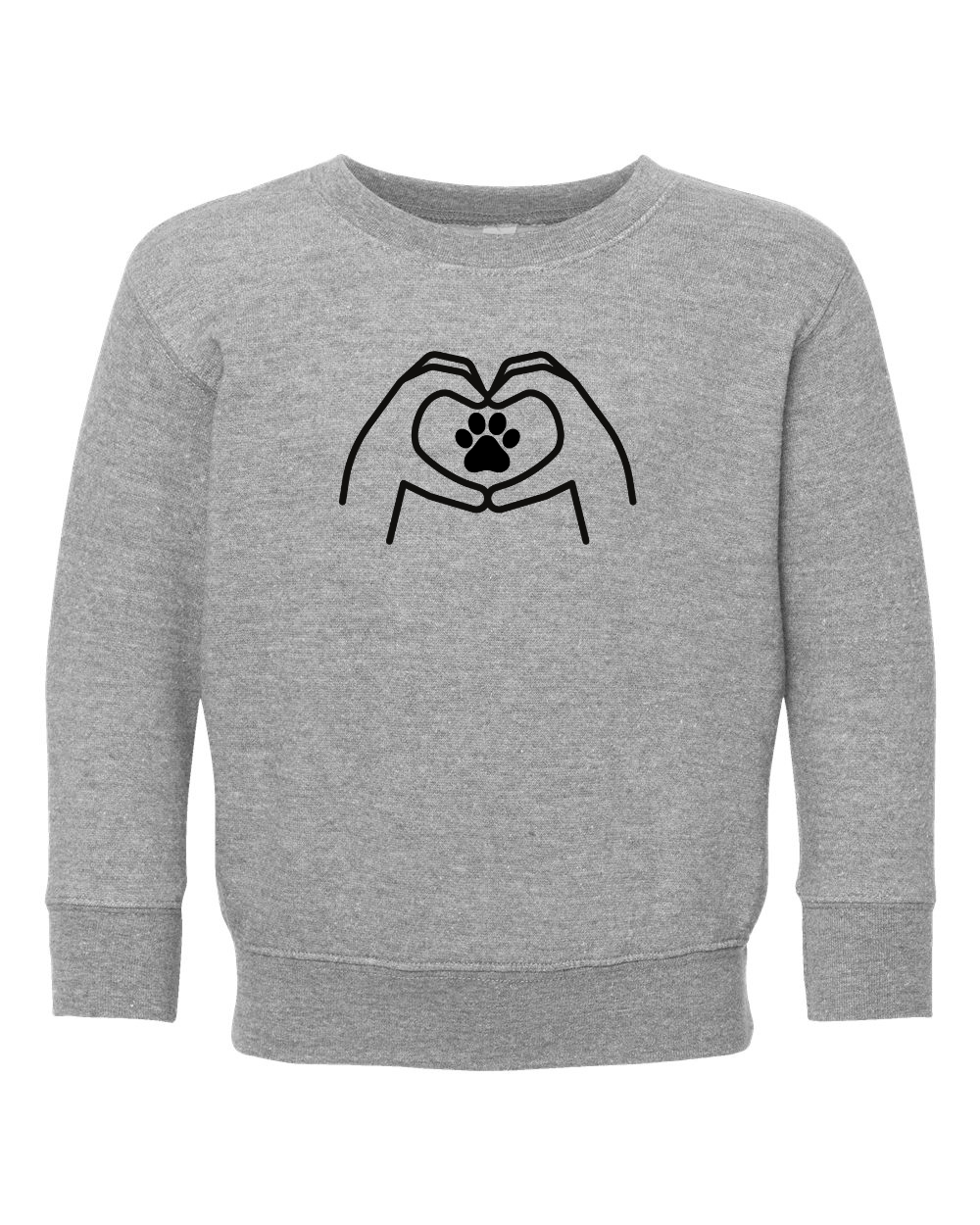 Toddler "Hand Heart" Crewneck Sweatshirt