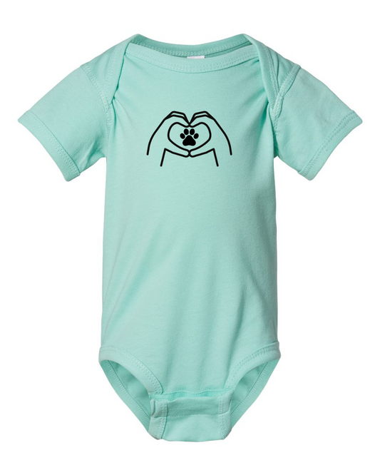 Infant "Hand Heart" Onesie