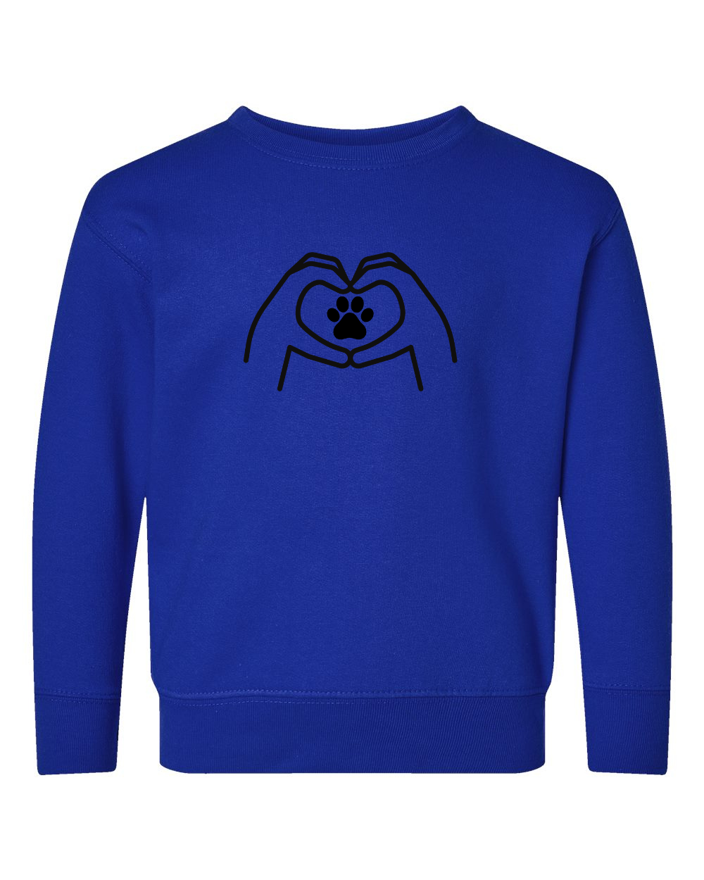 Toddler "Hand Heart" Crewneck Sweatshirt