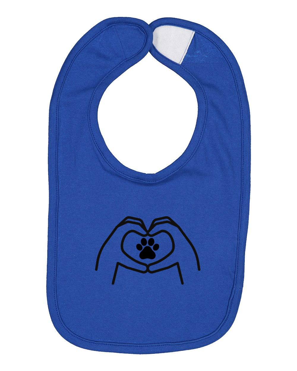 "Hand Heart" Bib