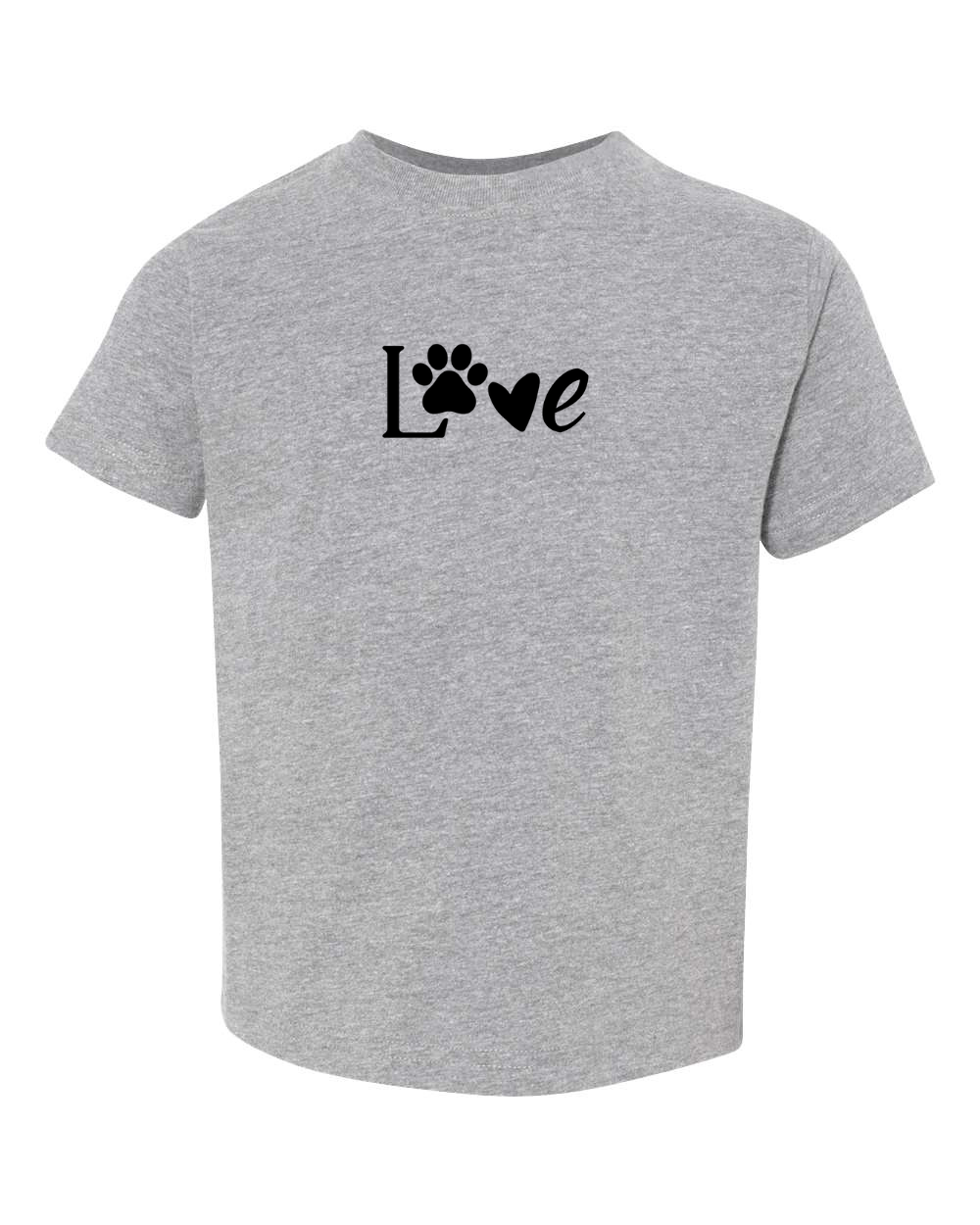 Toddler "Love" Short Sleeve