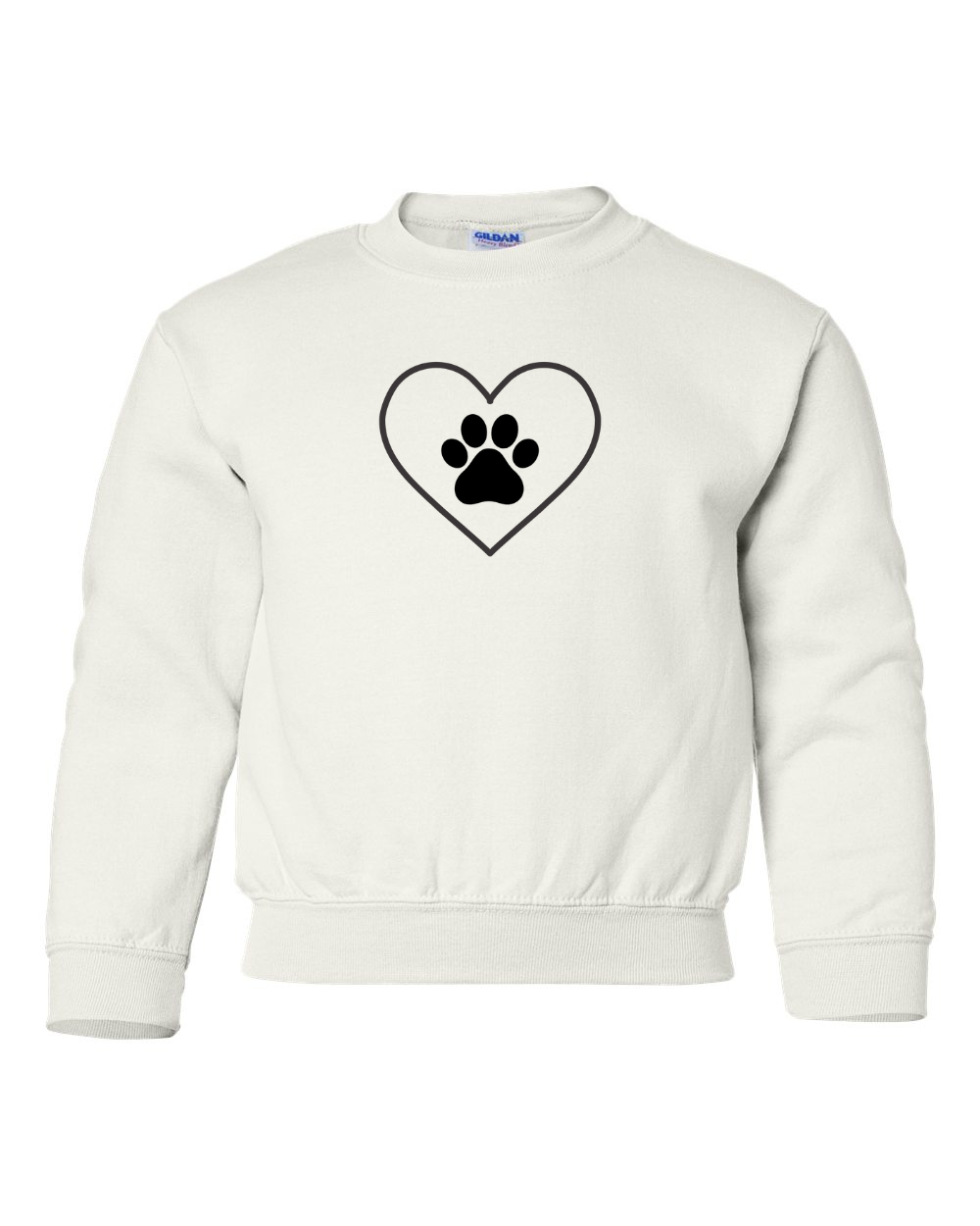 Youth "Love Paw" Crewneck Sweatshirt