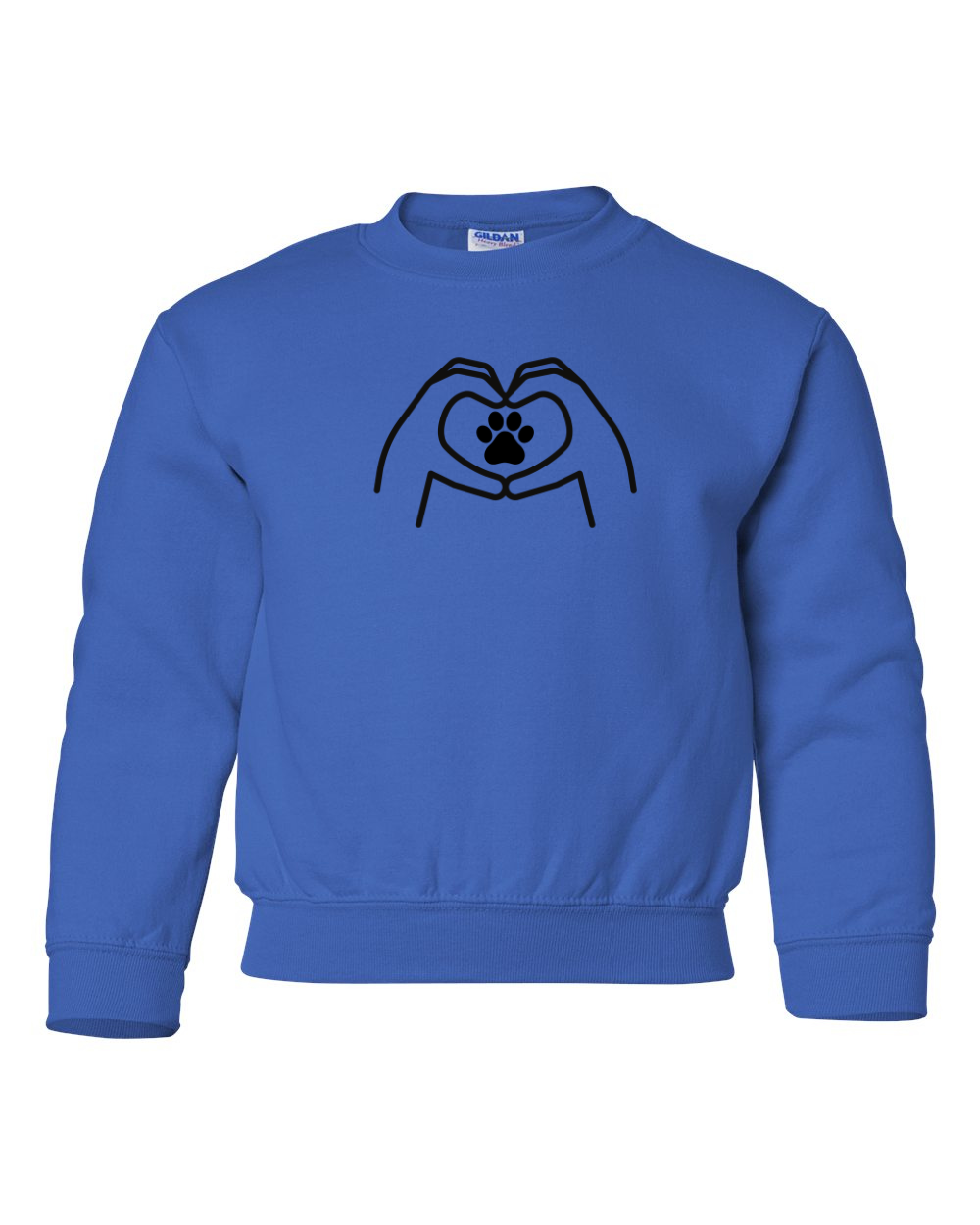 Youth "Heart Hands" Crewneck Sweatshirt