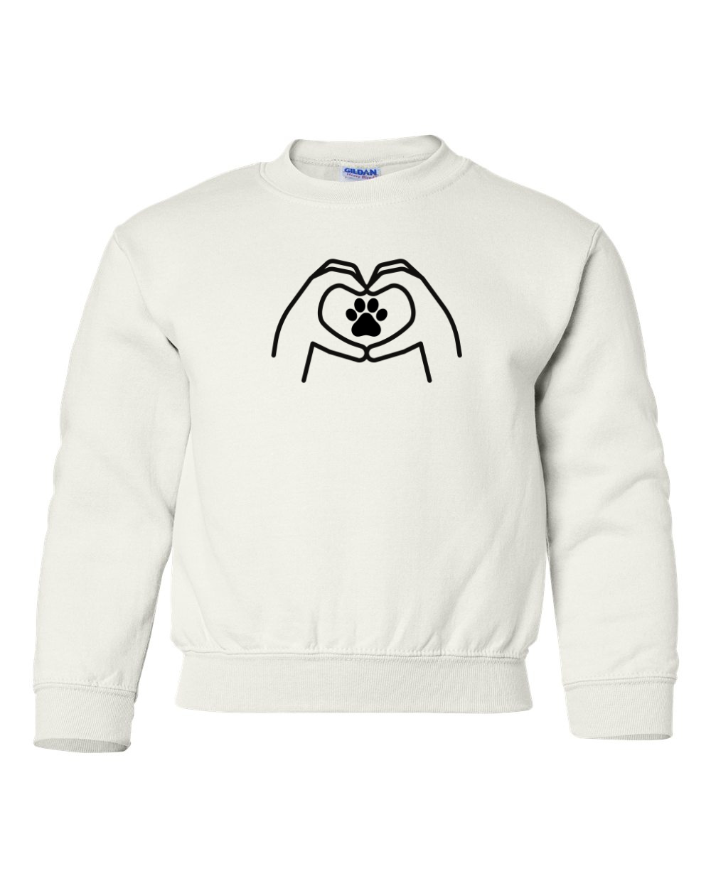 Youth "Heart Hands" Crewneck Sweatshirt