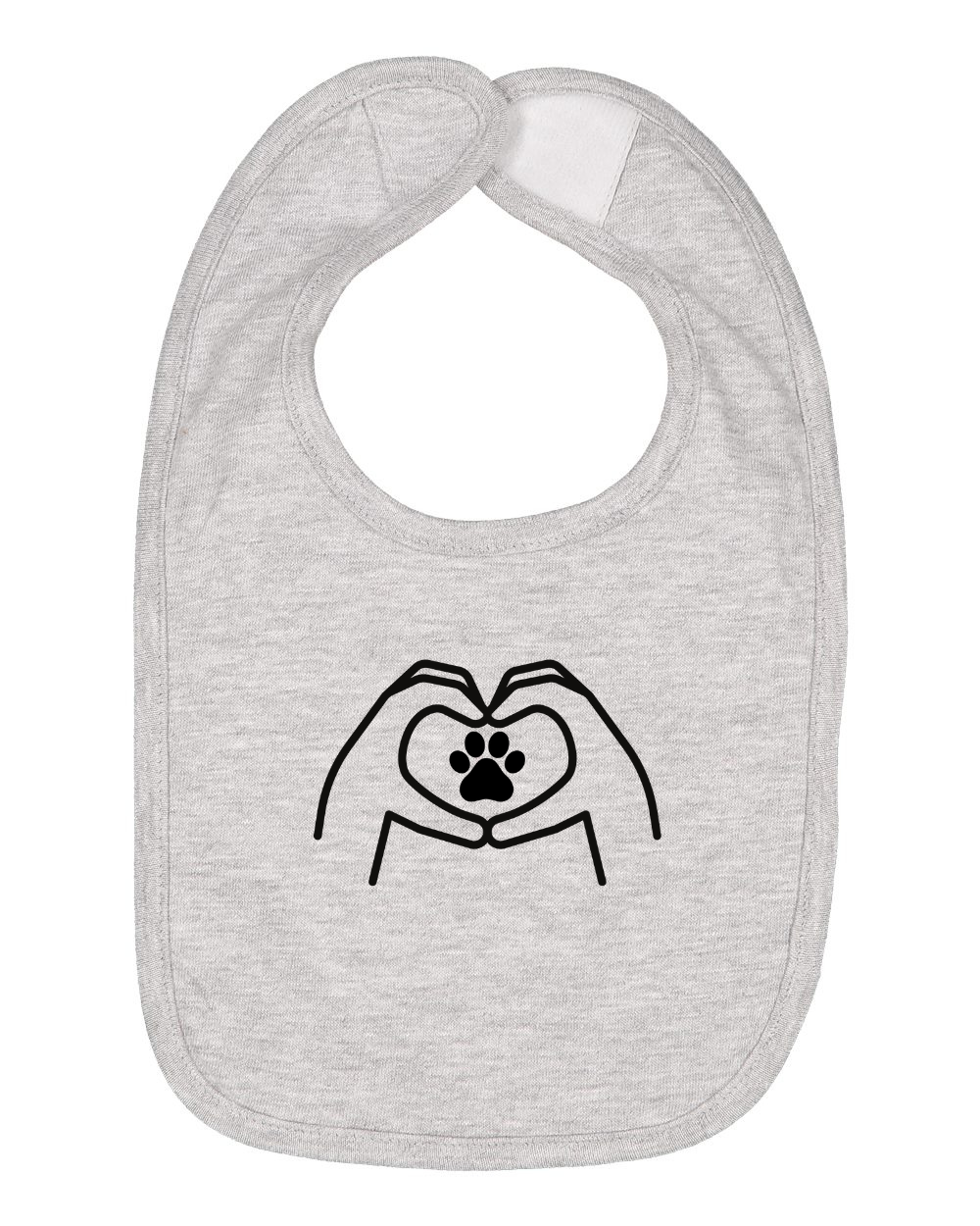 "Hand Heart" Bib