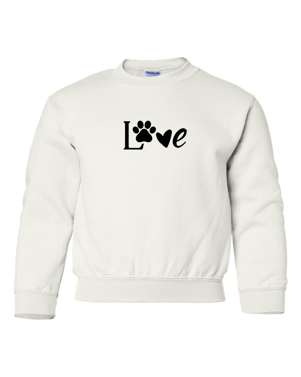 Youth "Love" Crewneck Sweatshirt