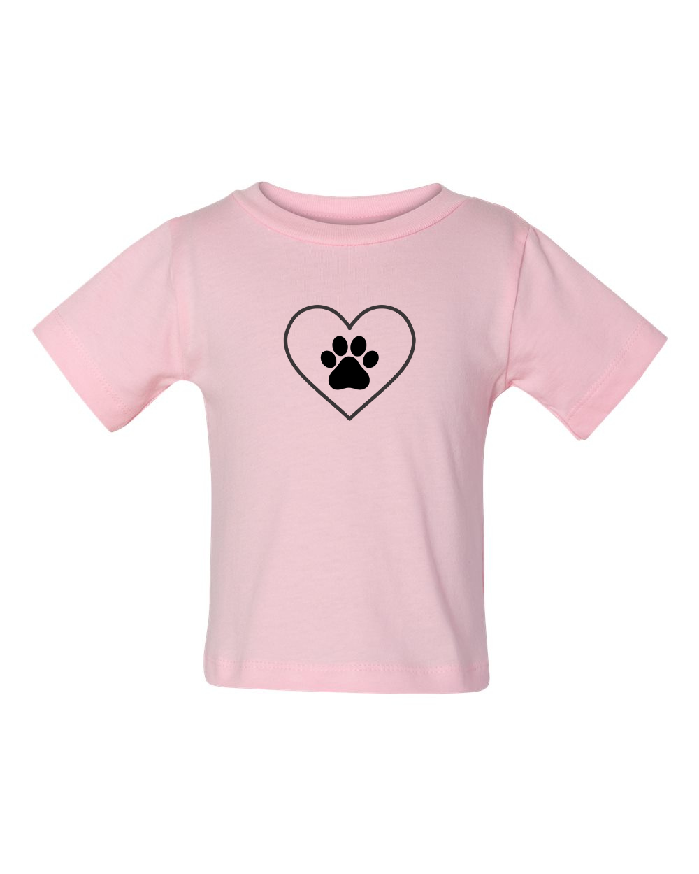 Infant "Love Paw" Short Sleeve