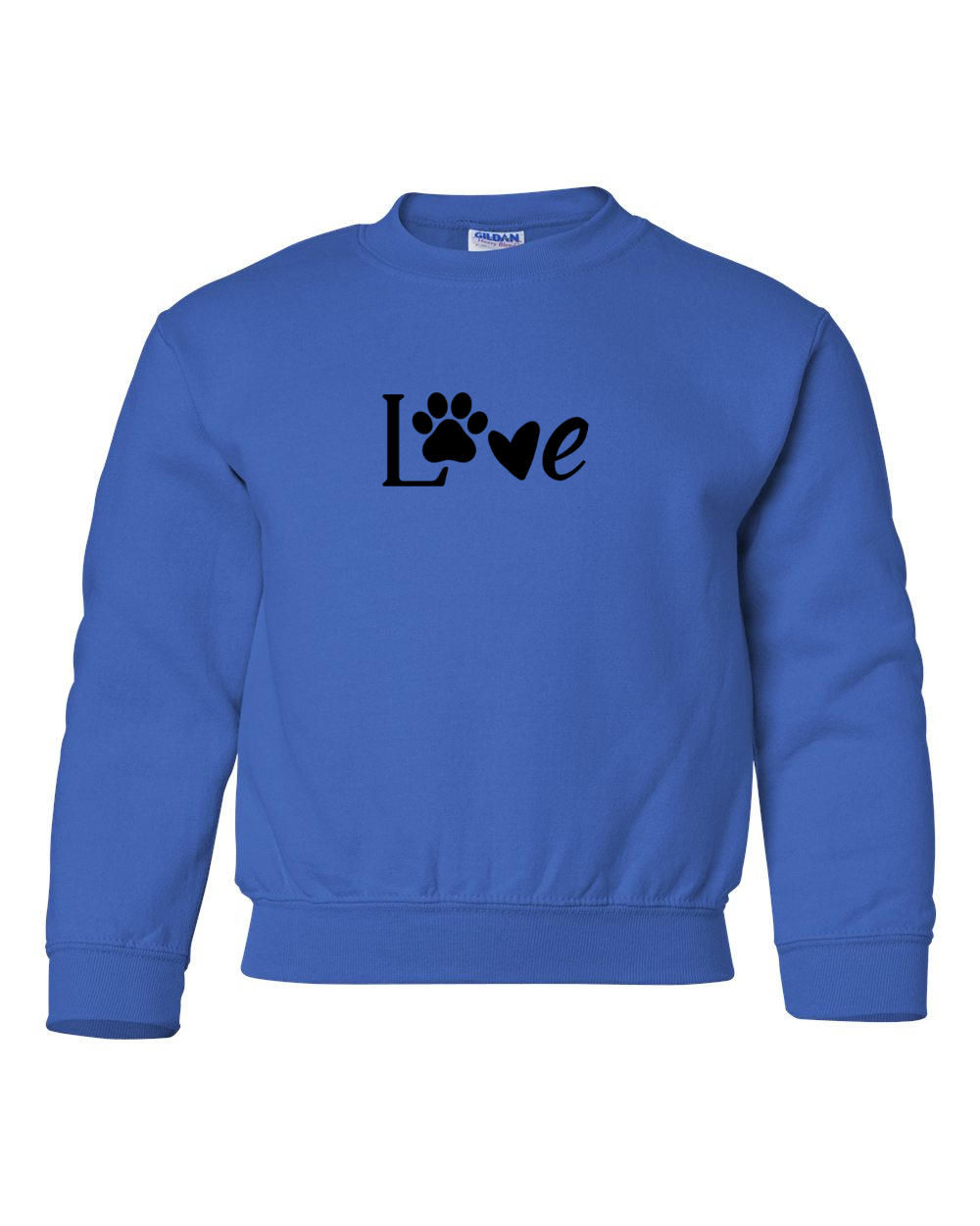 Youth "Love" Crewneck Sweatshirt